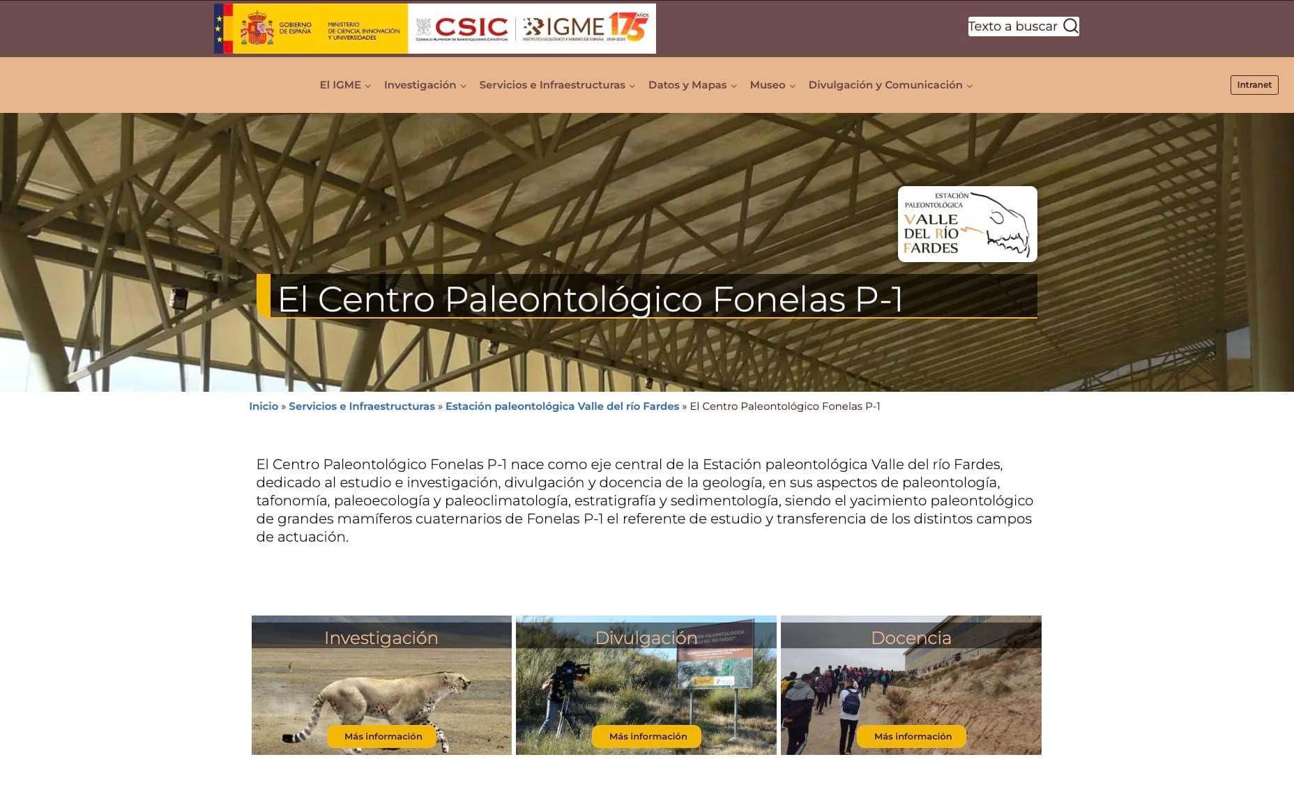 Estación palontológica Fonelas